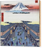 Mount Fuji, 1856 Wood Print