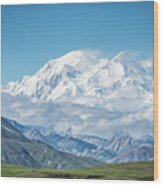 Mt. Denali - Alaska 20,310' Wood Print