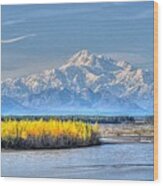 Mt Mckinley - Alaska Wood Print