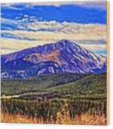 Mt. Silverheels Ii Wood Print