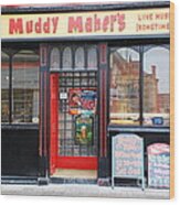 Muddy Mahers Wood Print