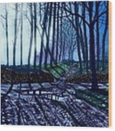 Muddy Road To Woldgate Wood Print