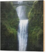 Multnomah Falls Wood Print