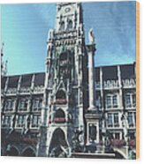 Munich City Hall Wood Print