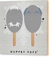 My Muppet Ice Pop - Statler And Waldorf Wood Print