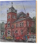 Natchitoches Parish Courthouse Wood Print