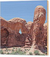 Near Double Arch Arches National Park 2 Wood Print