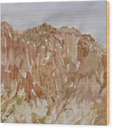 Near The Campsite - Chisos Basin Wood Print