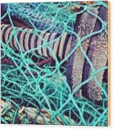 Nets And Floats #net #nicsquirrell Wood Print