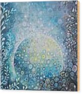 New Moon Rise 1 Wood Print