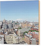 New York City Skyline, Manhattan Wood Print