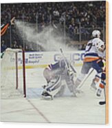 New York Islanders V New York Rangers Wood Print