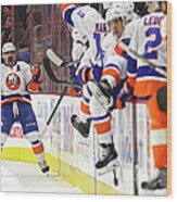 New York Islanders V Philadelphia Flyers Wood Print