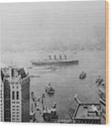 New York Lusitania, 1908 Wood Print