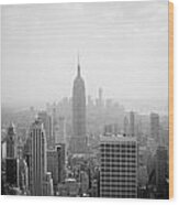New York Skyline Wood Print