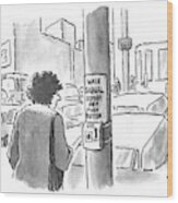 New Yorker March 25th, 1996 Wood Print