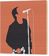 No023 My Oasis Minimal Music Poster Wood Print