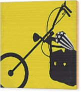 No333 My Easy Rider Minimal Movie Poster Wood Print