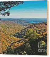 North Carolina Fall Foliage Wood Print