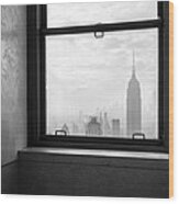 Nyc Room With A View Wood Print