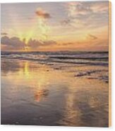 Nye Beach Sunset 0075 Wood Print