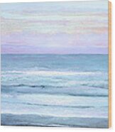 Ocean At Sunset Wood Print