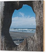 Ocean View Wood Print