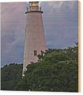 Ocracoke Lighthouse Wood Print