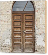 Old Church Door Wood Print