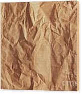 Old Grunge Creased Paper Texture. Retro Vintage Background Wood Print