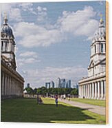 Old Royal Navy College Greenwich Wood Print