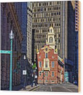 Old State House - Boston Wood Print