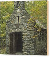 Old Stone Chapel At Trapp Family Lodge Wood Print