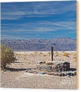 Old Stovepipe Wells Death Valley National Park Wood Print