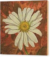 One Yorktown Daisy Wood Print