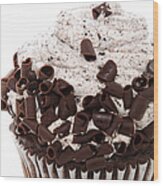 Oreo Cookie Cupcake 2 Wood Print