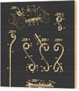 Ornamentation For An Automobile Body Patent 1934 Wood Print