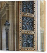 Ornate Door Wood Print