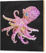 Oscar The Octopus Wood Print