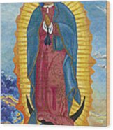 Our Lady Of Guadalupe-new Dawn Wood Print