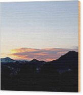 Over Lookout Mountain Golden Colorado Wood Print
