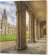 Oxford University - All Souls College 2.0 Wood Print