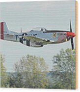 P-51d Mustang Shangrila Wood Print