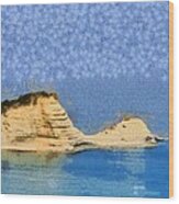 Islet In Peroulades Area Wood Print
