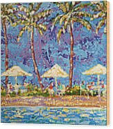 Palm Beach Life Wood Print