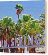 Palm Springs Gateway Visitor Center Wood Print