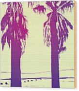Palms Wood Print