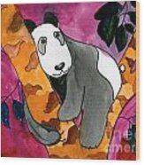 Panda Wood Print