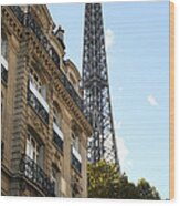 Paris Eiffel Tower Wood Print