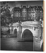 Paris Pont Neuf Wood Print